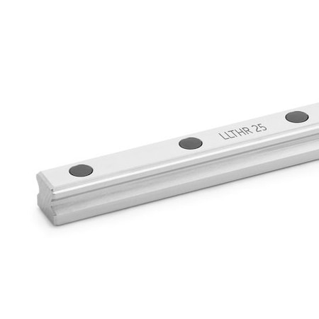 Profile Linear Rail, Size 25, 1180mm Long, Medium Precision, Mounted From Above